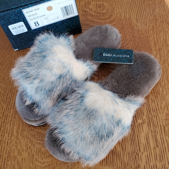 Emu Australia Myna Slippers - Smoke - Picture 7 of 10